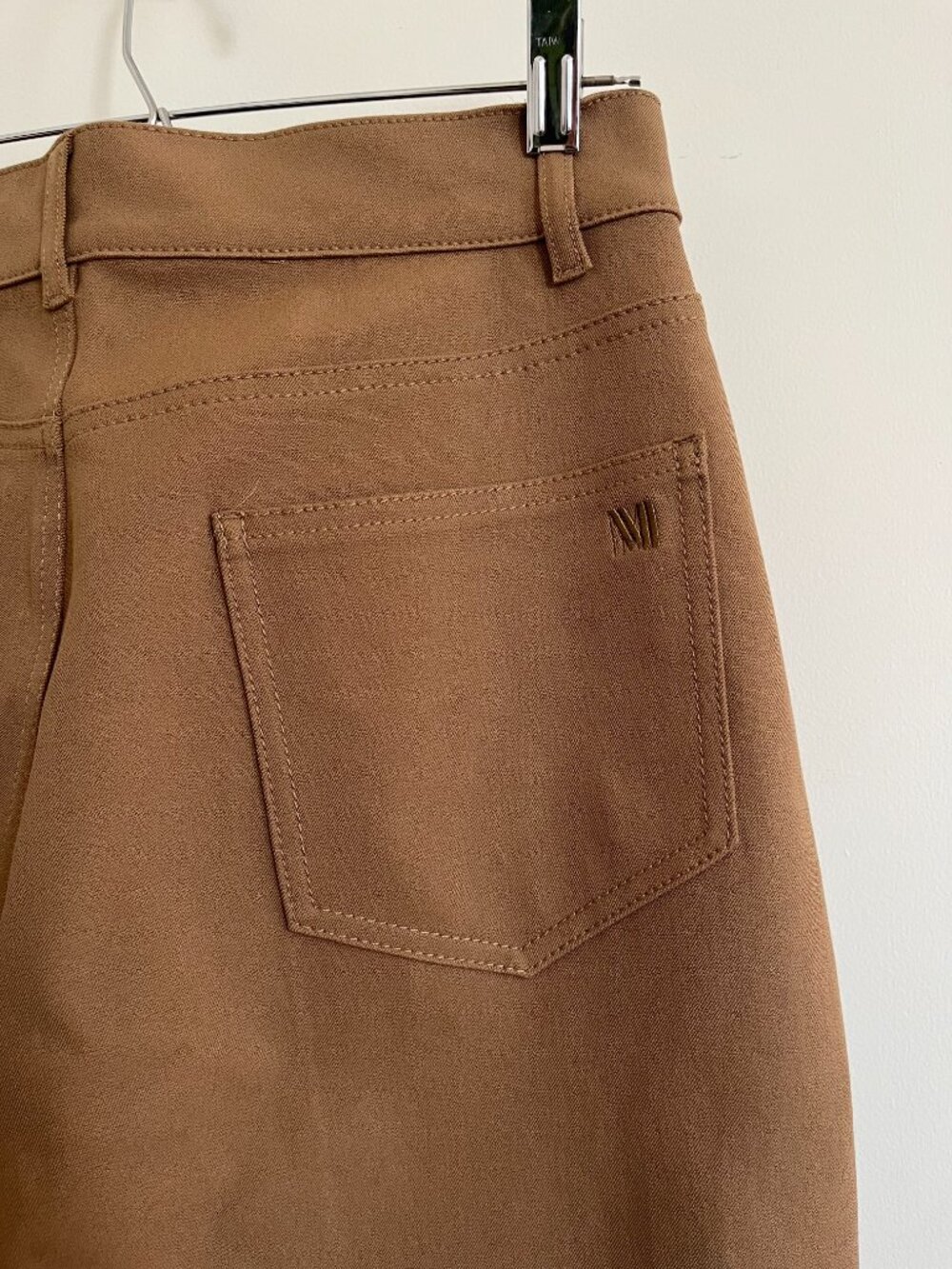 MM LaFleur Milo Wide-Leg Jean in Saddle, High-Waisted Pants, Size 4 - Picture 5 of 6